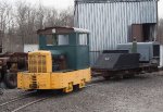 Brookville Locomotive Works critter on the property for shunting moves